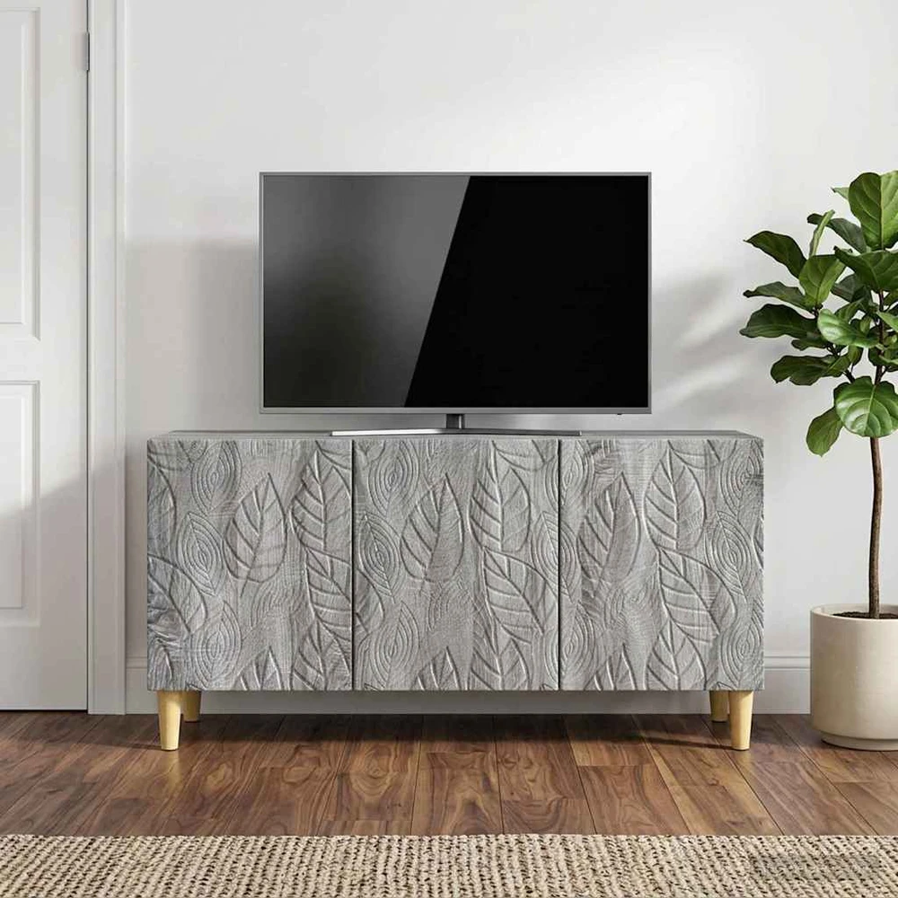 TV staliukas Televizoriaus spintelė 99 x 34,5 x 50 cm Pilka Sonoma
