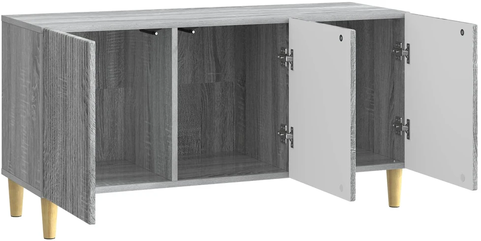 TV staliukas Televizoriaus spintelė 99 x 34,5 x 50 cm Pilka sonoma ąžuolo