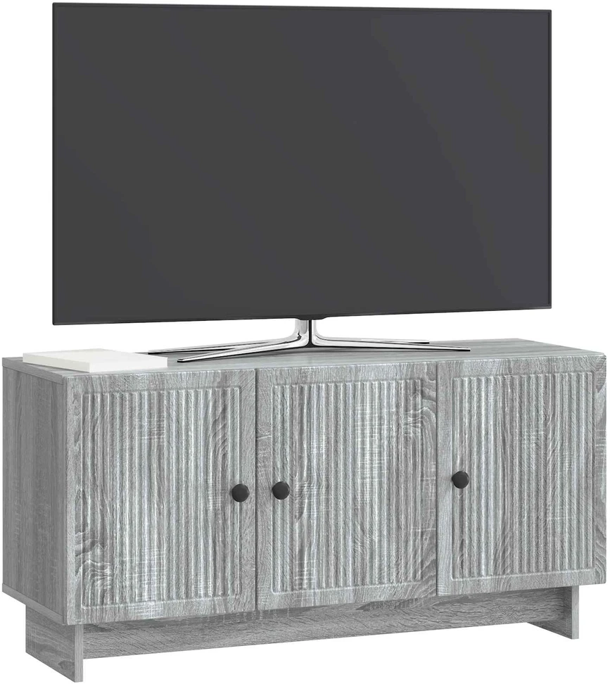 TV staliukas Televizoriaus spintelė 99 x 34,5 x 50 cm Pilka sonoma ąžuolo