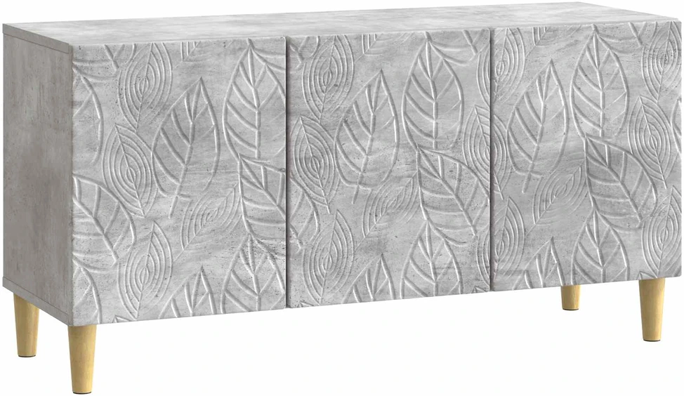 TV staliukas Televizoriaus spintelė 99 x 34,5 x 50 cm Betono pilka