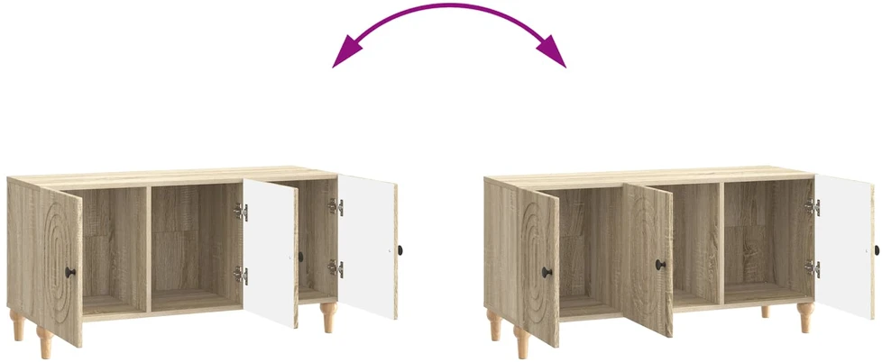 TV staliukas Televizoriaus spintelė 99 x 34,5 x 50 cm Sonoma ąžuolas