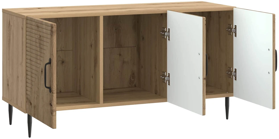 TV staliukas Televizoriaus spintelė 99 x 34,5 x 50 cm Artisano ąžuolo