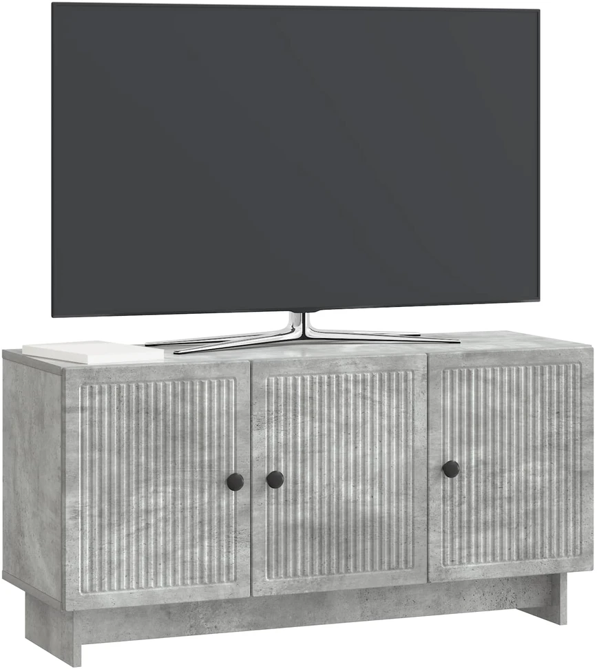 TV staliukas Televizoriaus spintelė 99 x 34,5 x 50 cm Betono pilka