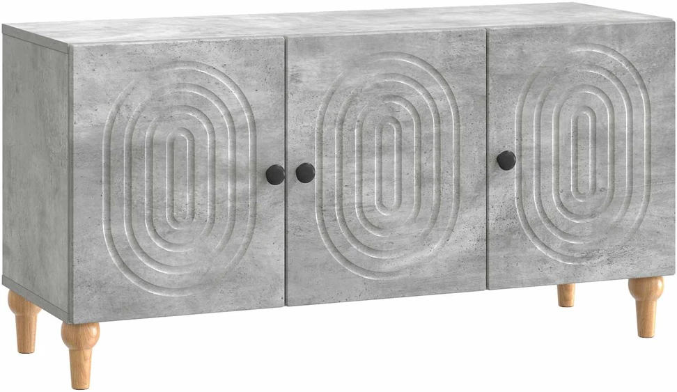 TV staliukas Televizoriaus spintelė 99 x 34,5 x 50 cm Betono pilka