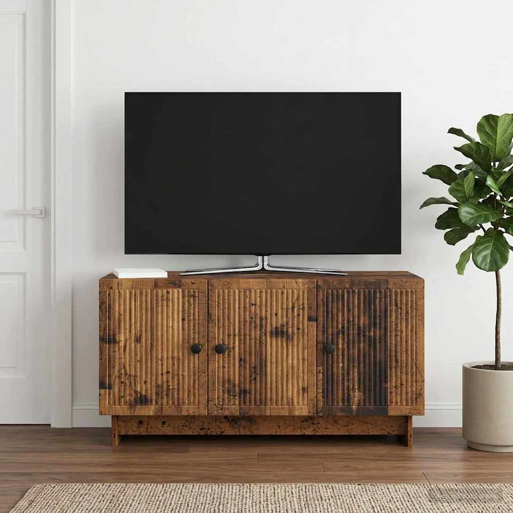 TV staliukas Televizoriaus spintelė 99 x 34,5 x 50 cm Sendintos medienos