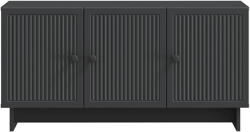 TV staliukas Televizoriaus spintelė 99 x 34,5 x 50 cm Juoda Apdirbta mediena