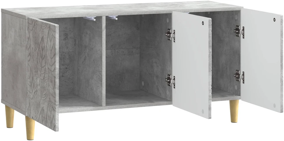 TV staliukas Televizoriaus spintelė 99 x 34,5 x 50 cm Betono pilka