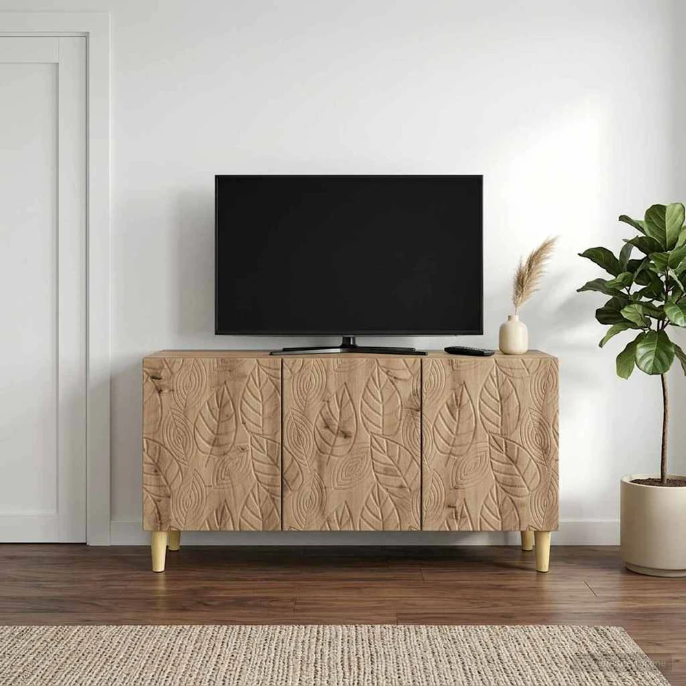 TV staliukas Televizoriaus spintelė 99 x 34,5 x 50 cm Artisano ąžuolo