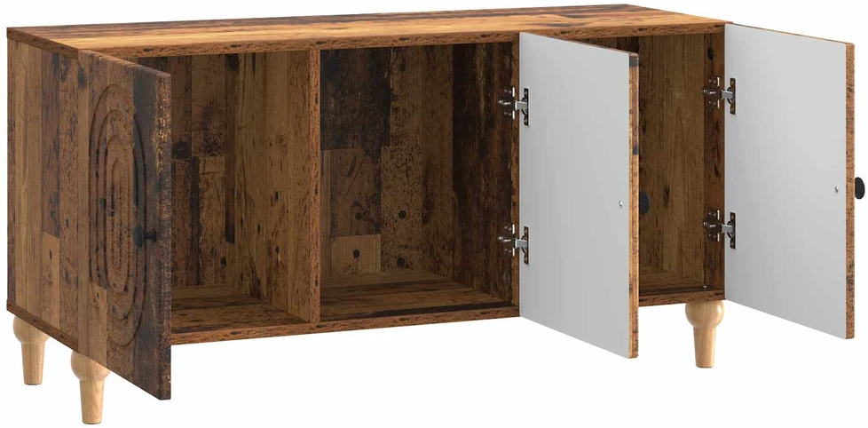 TV staliukas Televizoriaus spintelė 99 x 34,5 x 50 cm Sendintos medienos