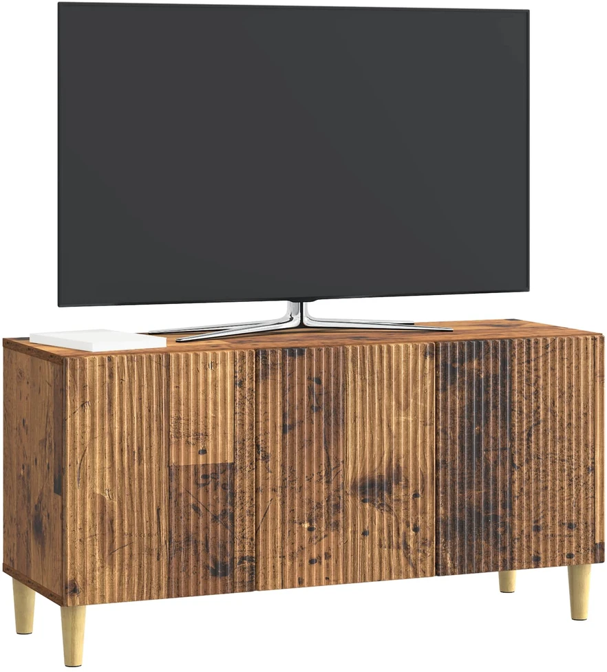 TV staliukas Televizoriaus spintelė 99 x 34,5 x 50 cm Sendintos medienos