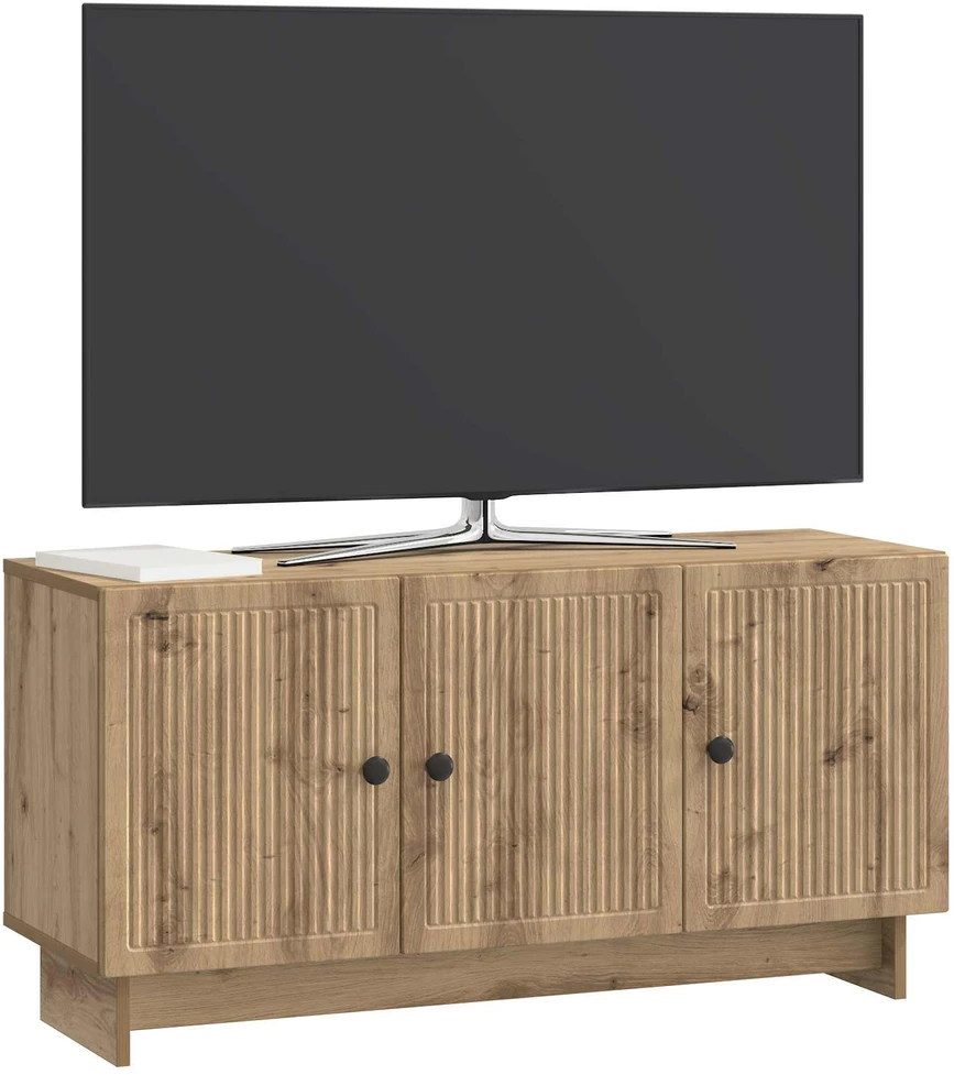 TV staliukas Televizoriaus spintelė 99 x 34,5 x 50 cm Artisano ąžuolo