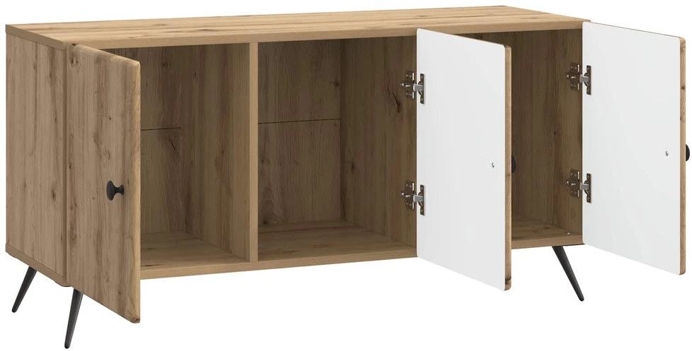 TV staliukas Televizoriaus spintelė 99 x 34,5 x 50 cm Artisano ąžuolo
