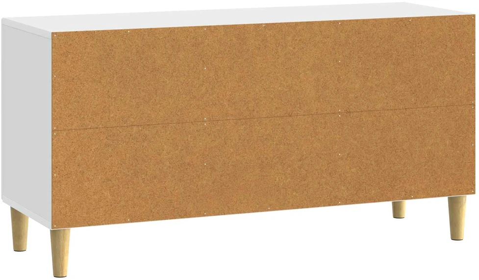 TV staliukas Televizoriaus spintelė 99 x 34,5 x 50 cm Balta Apdirbta mediena