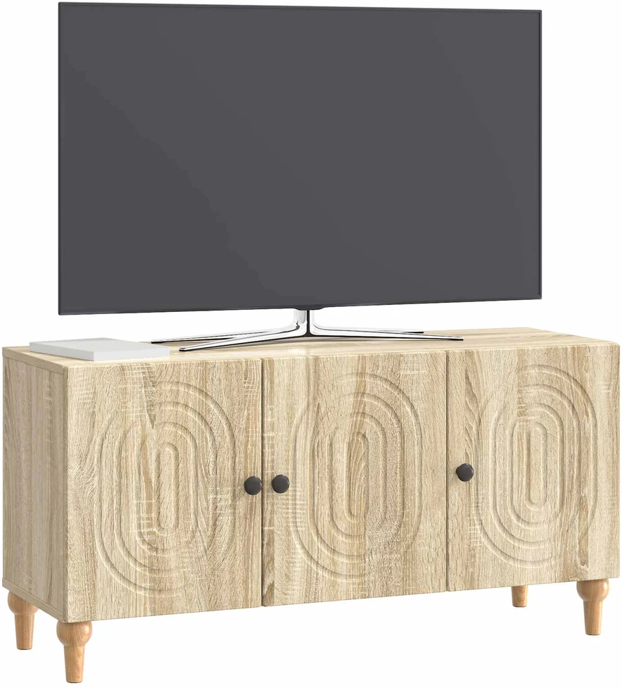 TV staliukas Televizoriaus spintelė 99 x 34,5 x 50 cm Sonoma ąžuolas
