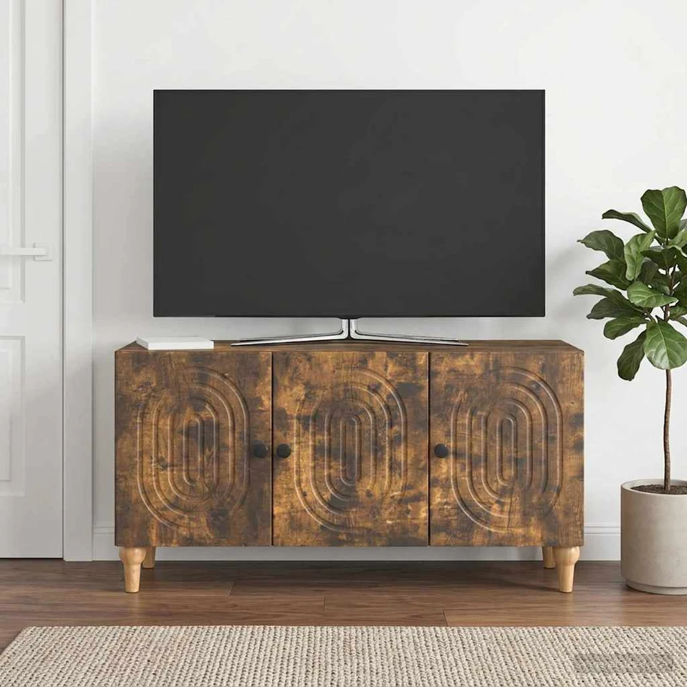 TV staliukas Televizoriaus spintelė 99 x 34,5 x 50 cm Dūminio ąžuolo
