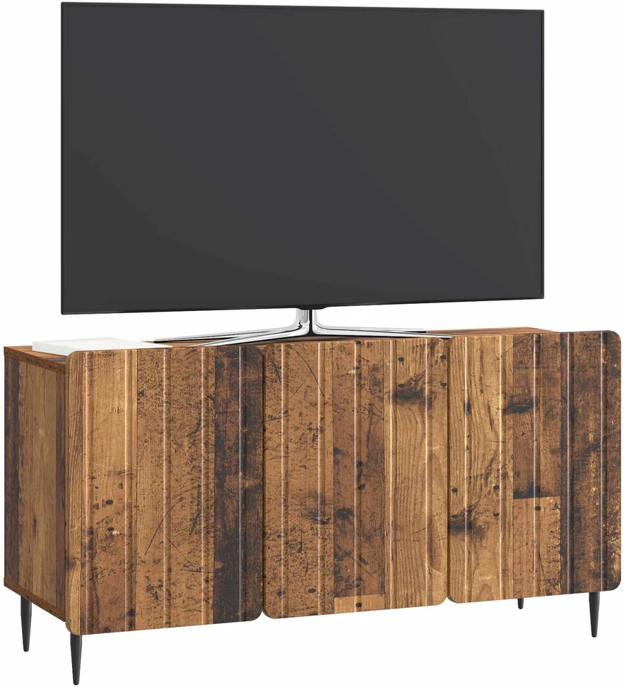 TV staliukas Televizoriaus spintelė 99 x 34,5 x 52 cm Sendintos medienos