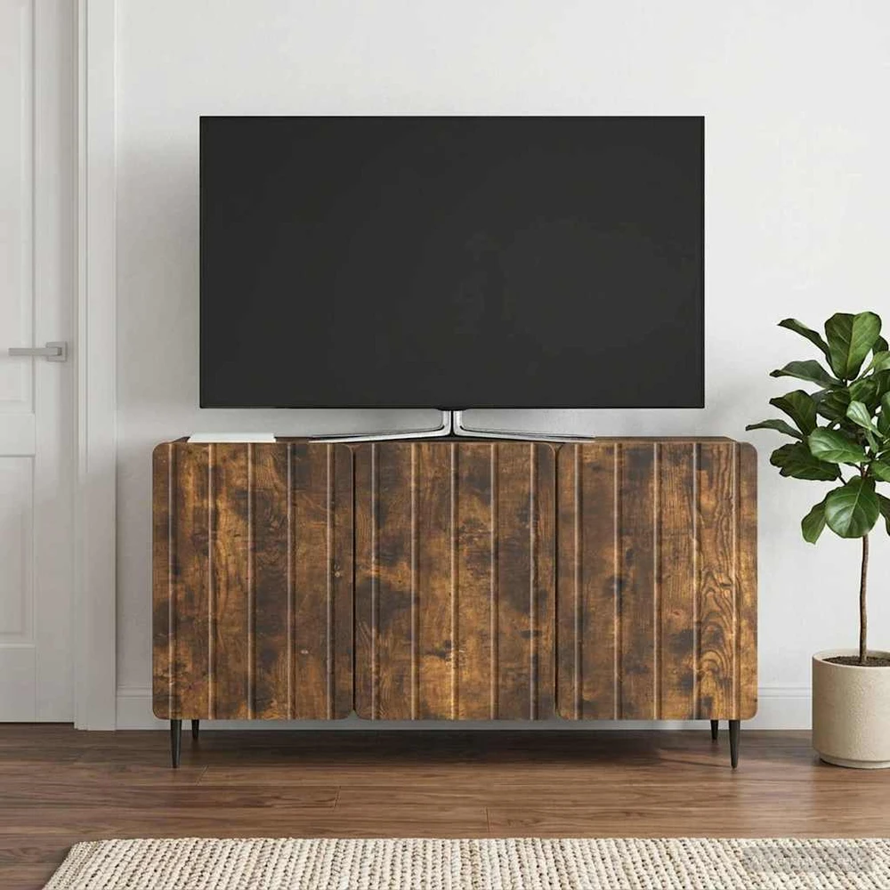 TV staliukas Televizoriaus spintelė 99 x 34,5 x 52 cm Dūminio ąžuolo