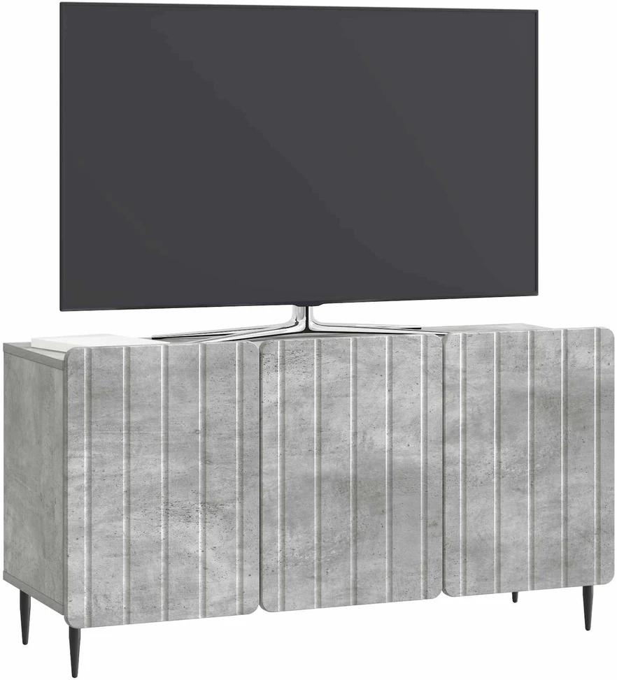 TV staliukas Televizoriaus spintelė 99 x 34,5 x 52 cm Betono pilka