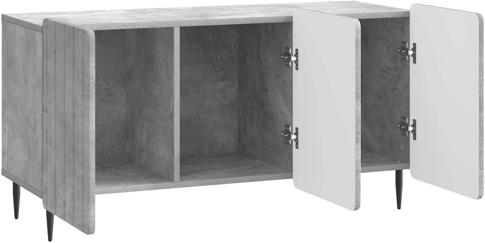 TV staliukas Televizoriaus spintelė 99 x 34,5 x 52 cm Betono pilka