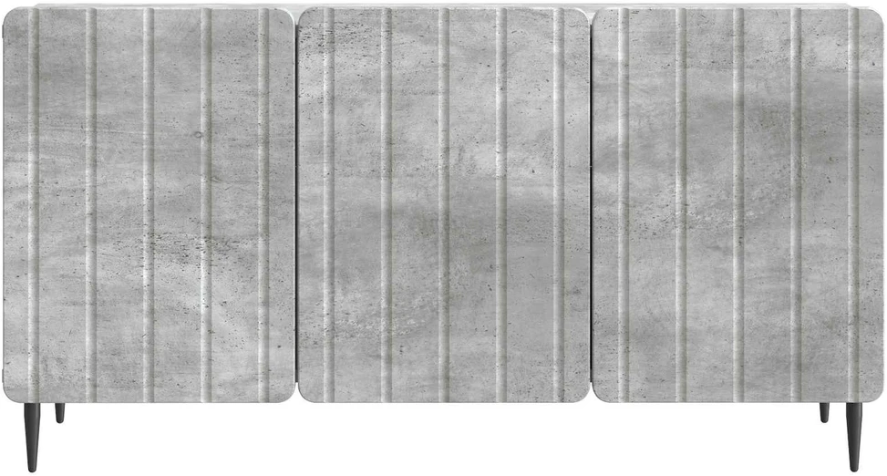 TV staliukas Televizoriaus spintelė 99 x 34,5 x 52 cm Betono pilka