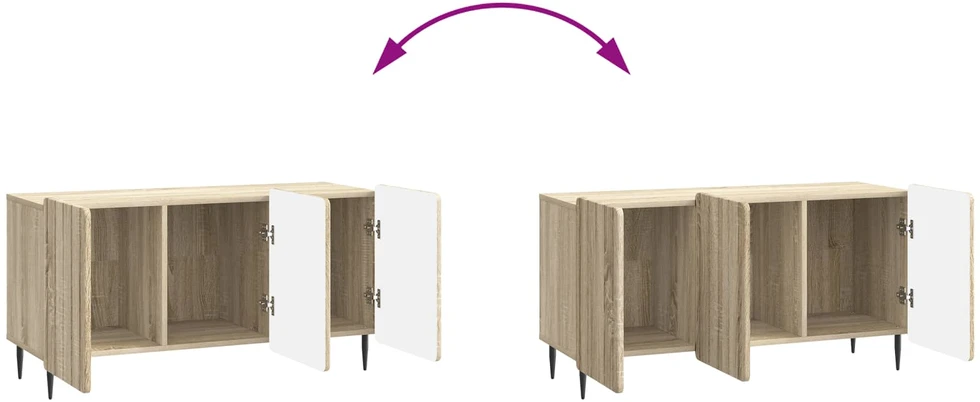 TV staliukas Televizoriaus spintelė 99 x 34,5 x 52 cm Sonoma ąžuolas
