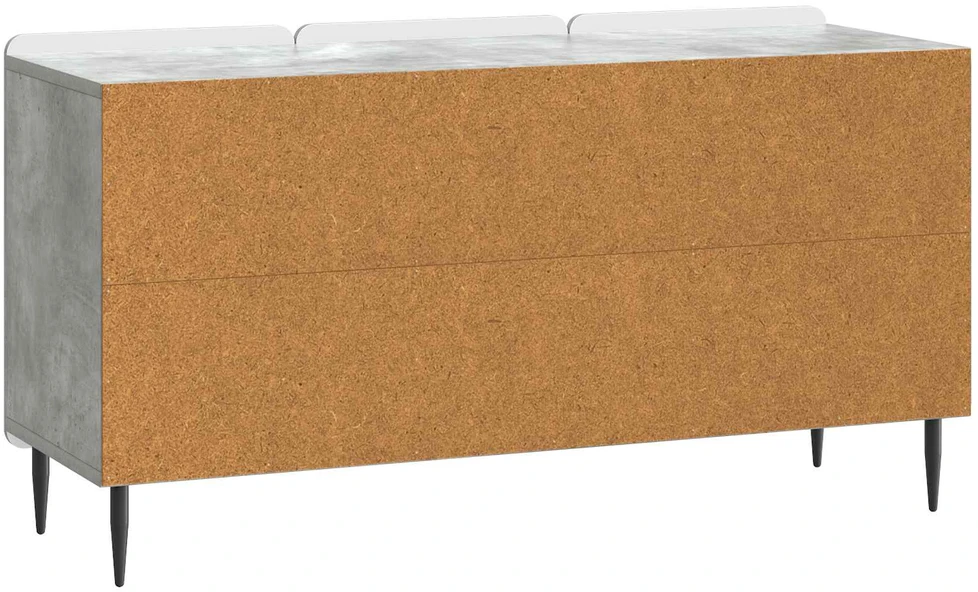 TV staliukas Televizoriaus spintelė 99 x 34,5 x 52 cm Betono pilka