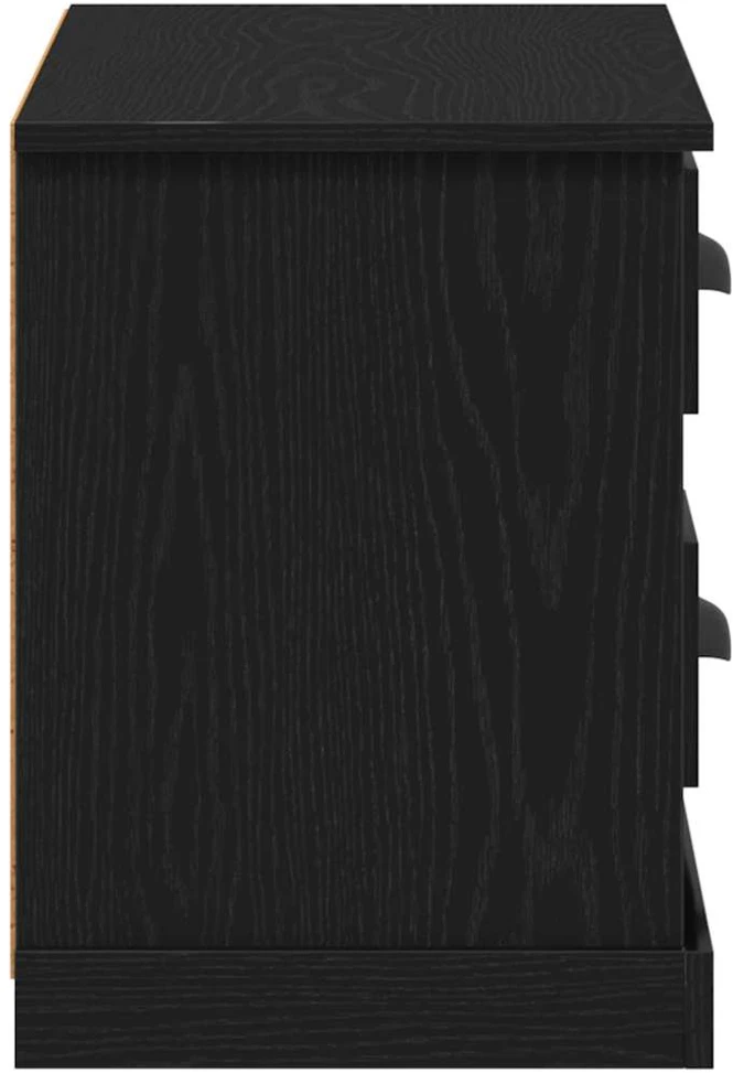 TV staliukas Televizoriaus spintelė 99,5 x 35,5 x 48 cm Juodas ąžuolas