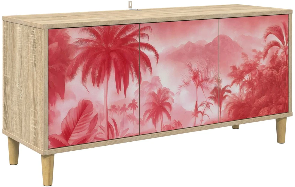 TV staliukas Televizoriaus spintelė AACHEN 102 x 33 x 50 cm Sonoma ąžuolo