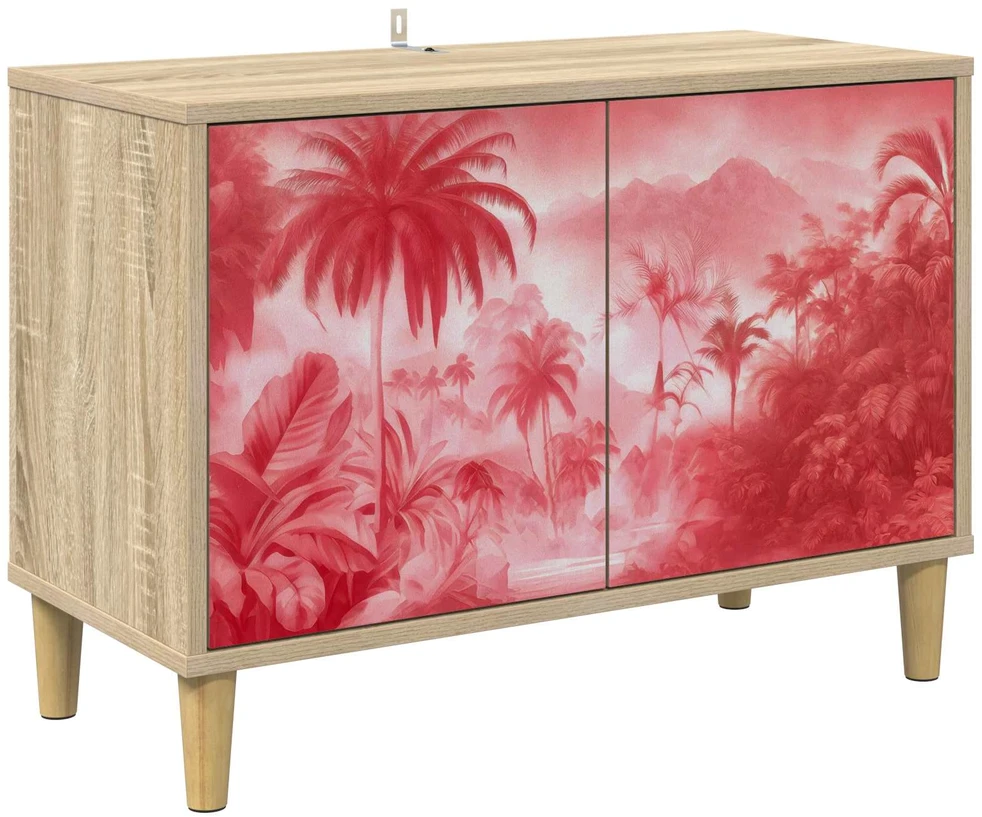 TV staliukas Televizoriaus spintelė AACHEN 69 x 33 x 50 cm Sonoma ąžuolo