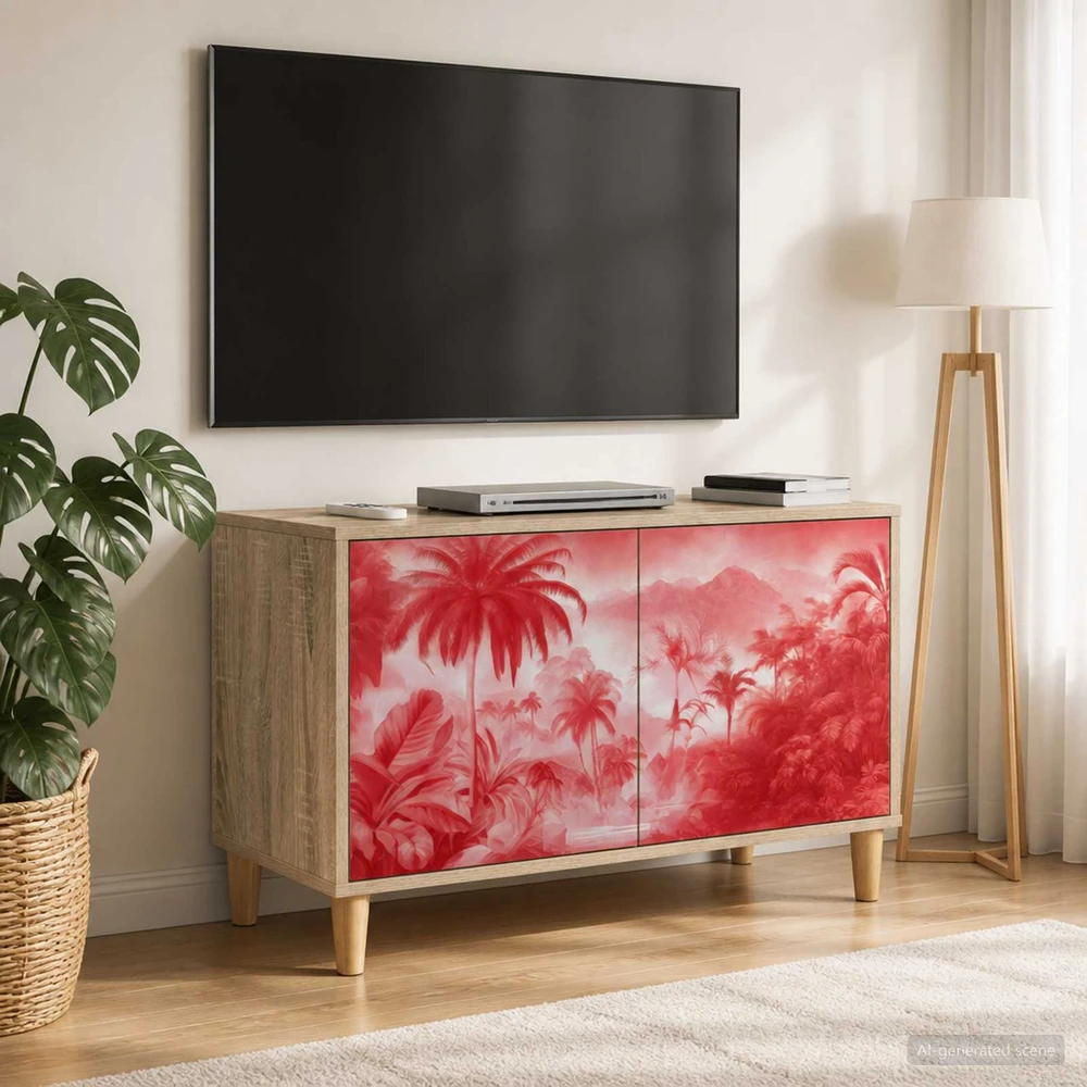 TV staliukas Televizoriaus spintelė AACHEN 69 x 33 x 50 cm Sonoma ąžuolo