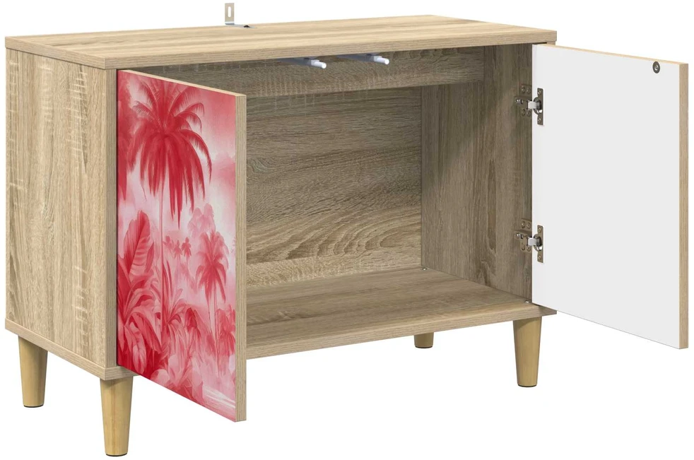 TV staliukas Televizoriaus spintelė AACHEN 69 x 33 x 50 cm Sonoma ąžuolo