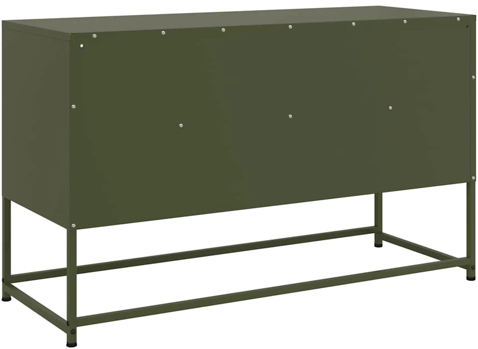 TV staliukas Televizoriaus spintelė, alyvuogių, 100,5x39x60,5cm, plienas