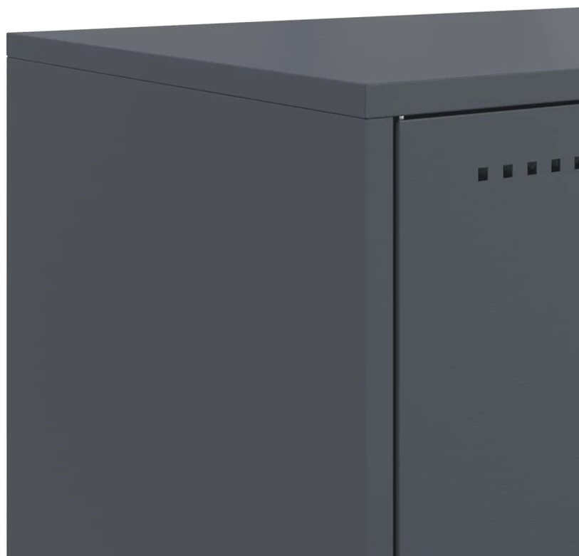 TV staliukas Televizoriaus spintelė, antracito, 100,5x39x43,5cm, plienas