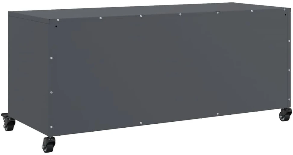 TV staliukas Televizoriaus spintelė, antracito, 100,5x39x43,5cm, plienas