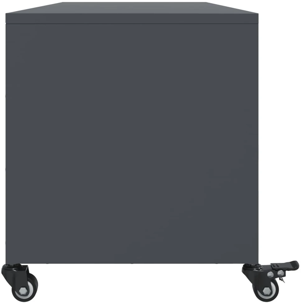 TV staliukas Televizoriaus spintelė, antracito, 100,5x39x43,5cm, plienas