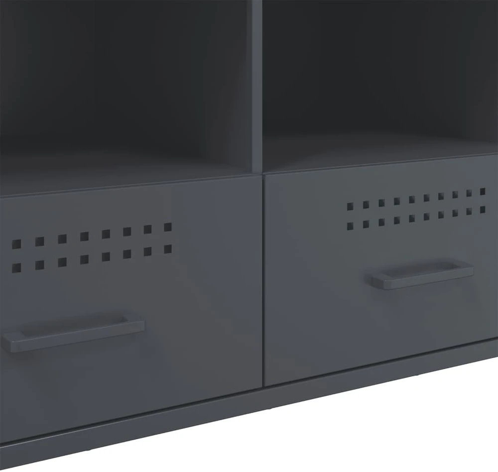 TV staliukas Televizoriaus spintelė, antracito, 100,5x39x50,5cm, plienas