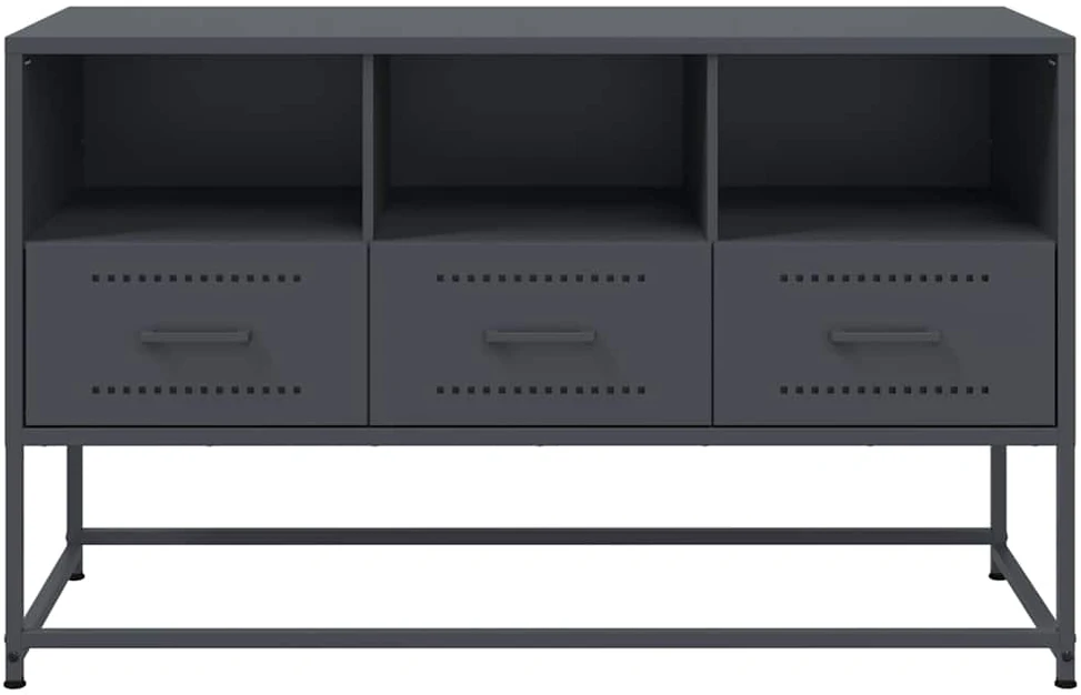 TV staliukas Televizoriaus spintelė, antracito, 100,5x39x60,5cm, plienas