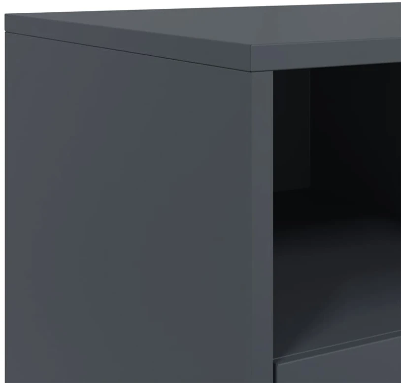 TV staliukas Televizoriaus spintelė, antracito, 100,5x39x60,5cm, plienas