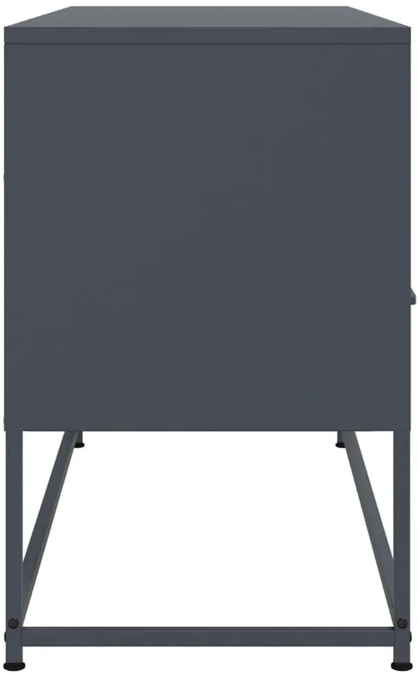 TV staliukas Televizoriaus spintelė, antracito, 100,5x39x60,5cm, plienas
