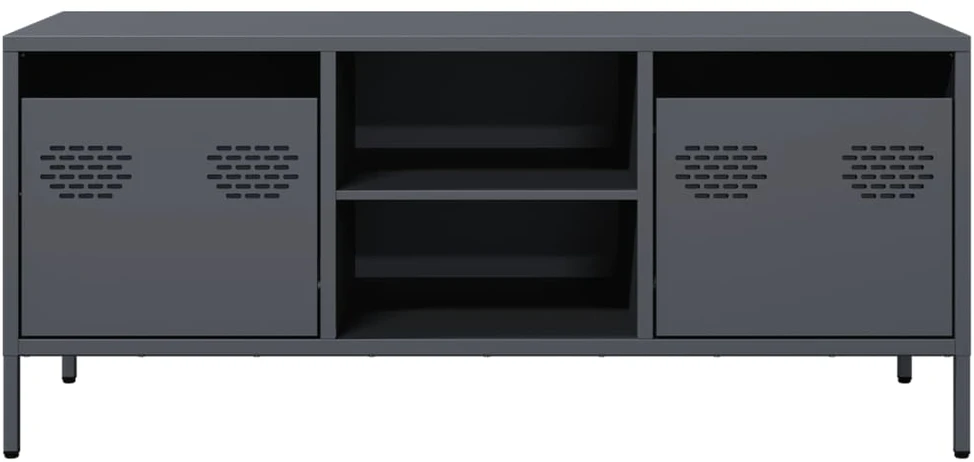 TV staliukas Televizoriaus spintelė, antracito, 101,5x39x43,5cm, plienas