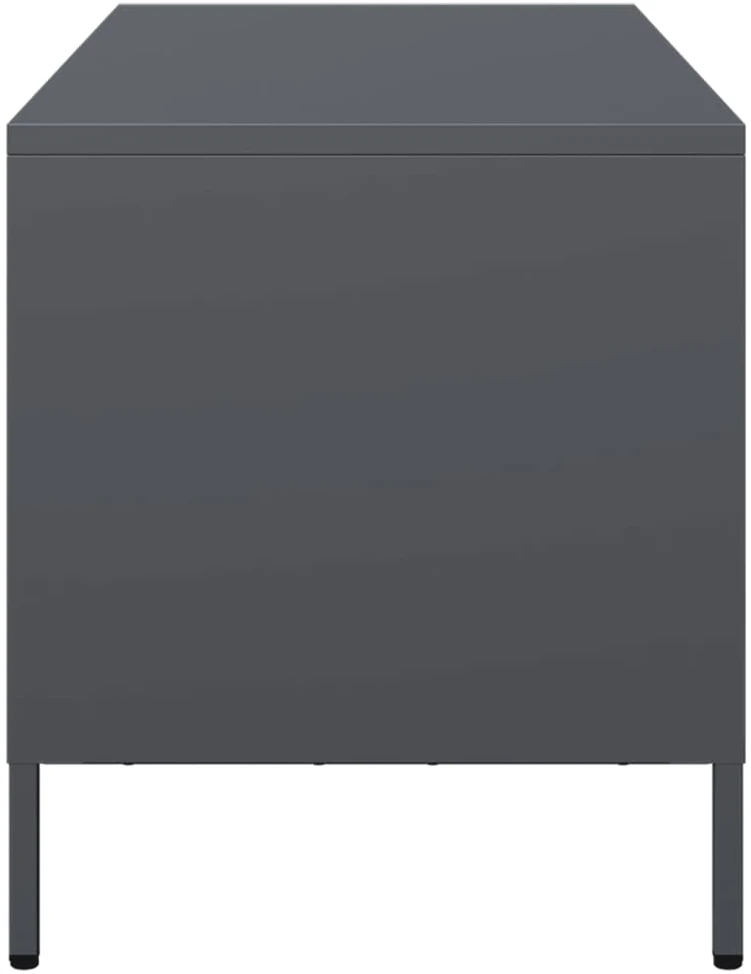 TV staliukas Televizoriaus spintelė, antracito, 101,5x39x43,5cm, plienas