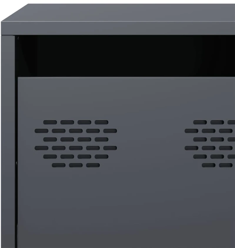 TV staliukas Televizoriaus spintelė, antracito, 101,5x39x43,5cm, plienas