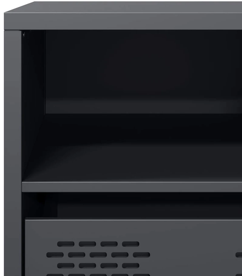 TV staliukas Televizoriaus spintelė, antracito, 101,5x39x43,5cm, plienas