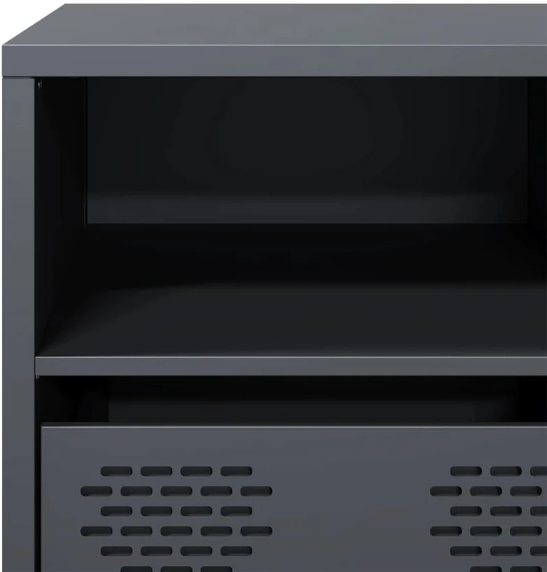 TV staliukas Televizoriaus spintelė, antracito, 135x39x43,5cm, plienas