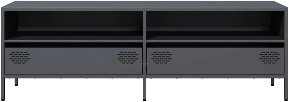 TV staliukas Televizoriaus spintelė, antracito, 135x39x43,5cm, plienas
