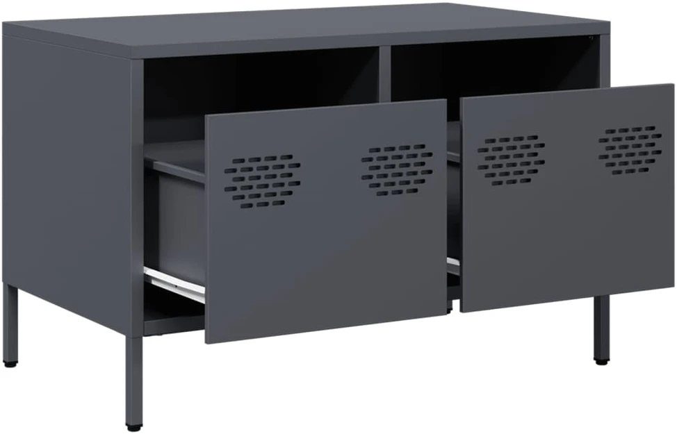 TV staliukas Televizoriaus spintelė, antracito, 68x39x43,5cm, plienas