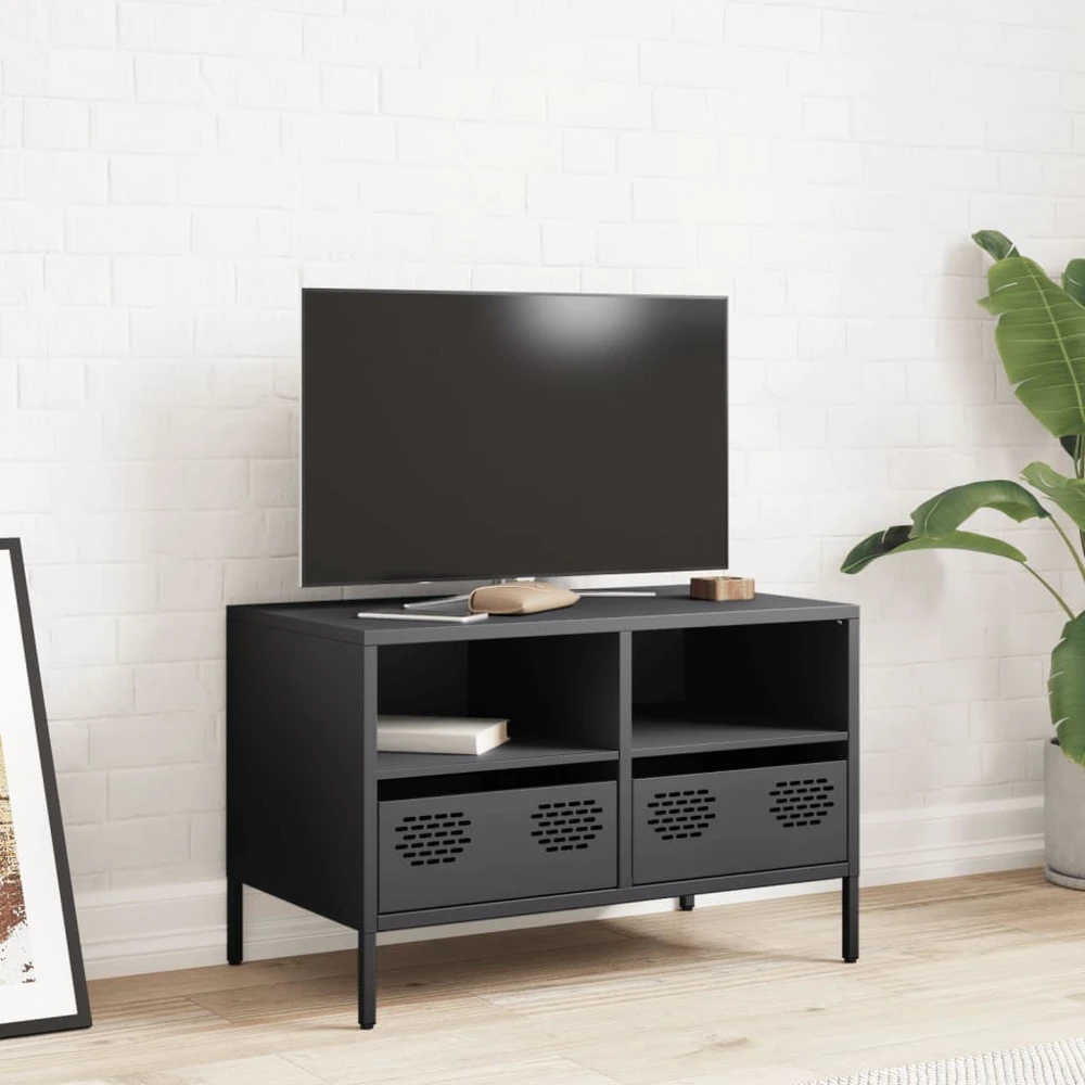 TV staliukas Televizoriaus spintelė, antracito, 68x39x43,5cm, plienas