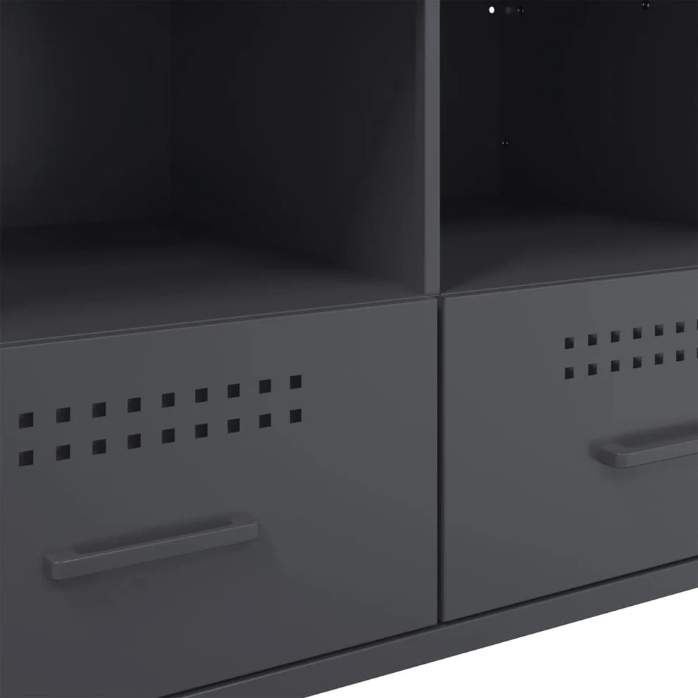 TV staliukas Televizoriaus spintelė, antracito, 68x39x50,5cm, plienas