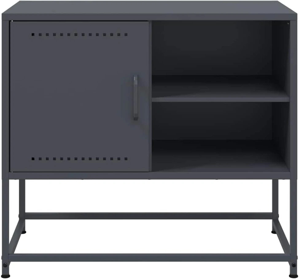 TV staliukas Televizoriaus spintelė, antracito, 68x39x60,5cm, plienas