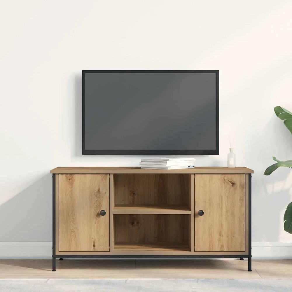TV staliukas Televizoriaus spintelė 100 x 40 x 50 cm artisano ąžuolo